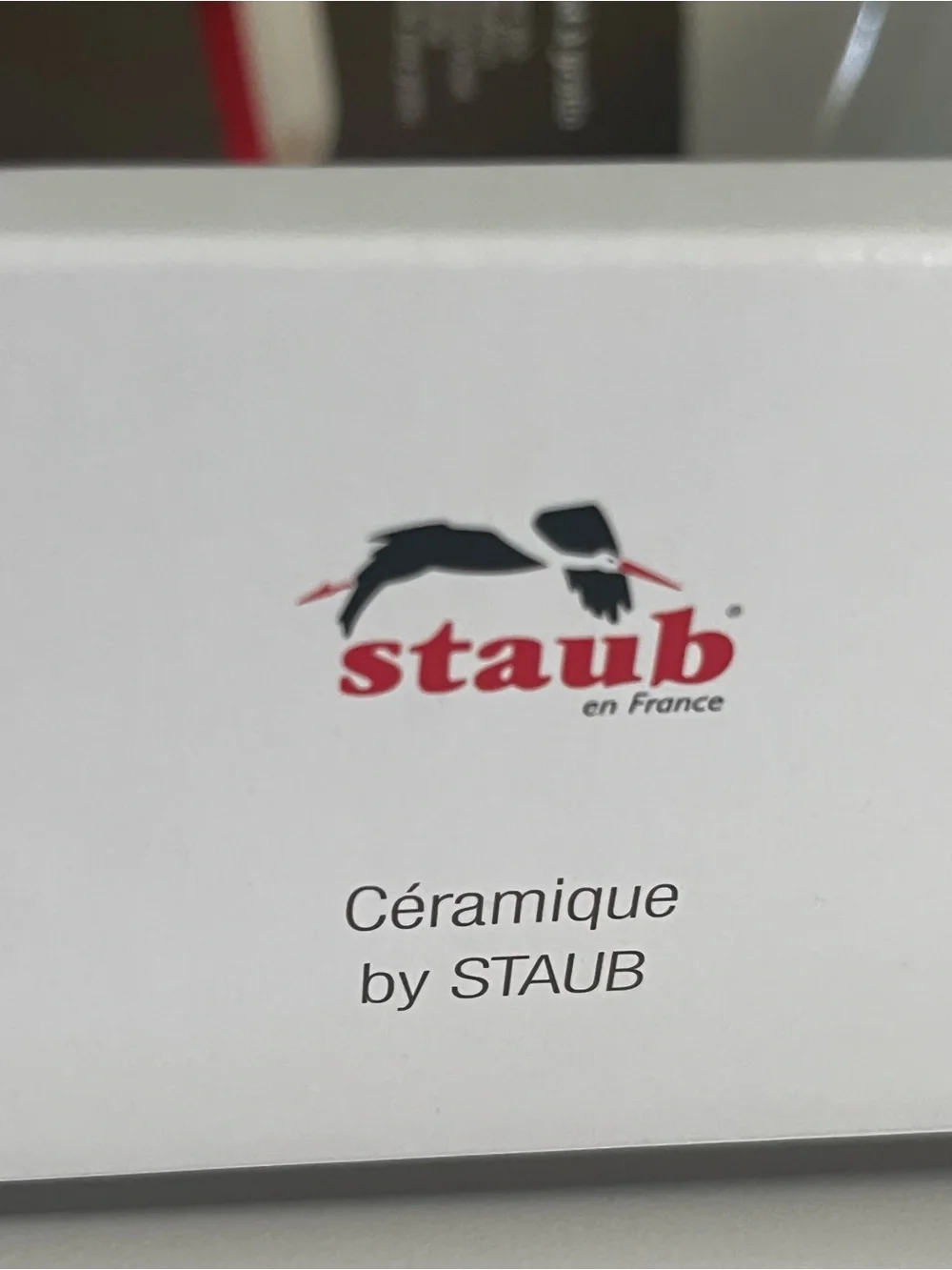 Staub White Rectangular Ceramic Gratin Dish